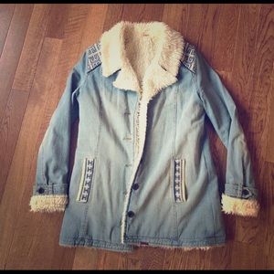 Free people Nordic Sherpa winter coat